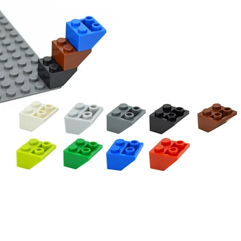 Технические детали MOC Строительные блоки с перевернутым наклоном 45 кирпичей с наклоном 2x2 против скоса, совместимые с 3660 игрушками 