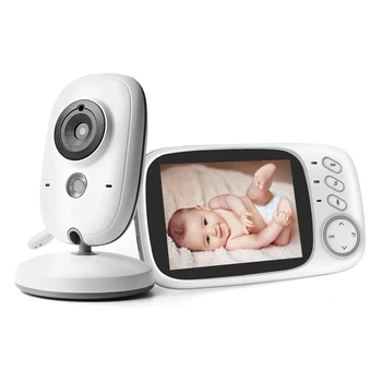 Цифровая видеоняня TISHRIC 2.4G, Беспроводная электронная камера для наблюдения за ребенком с рацией ночного видения, радионяня