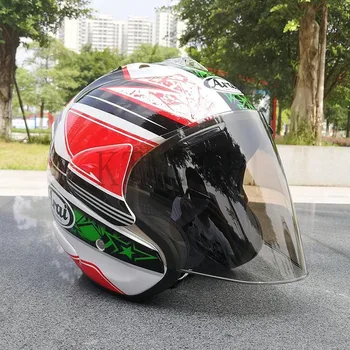 Шлем с открытым лицом 3/4 SZ-Ram 3 Hermonza, защитный шлем для велоспорта, грязевых гонок на мотоциклах и картинге, Capacete