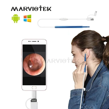 Эндоскоп для чистки ушей High Definition Visual Earpick Ушная ложка Медицинский USB инструмент Медицинская Домашняя Мини Камера для чистки ушей